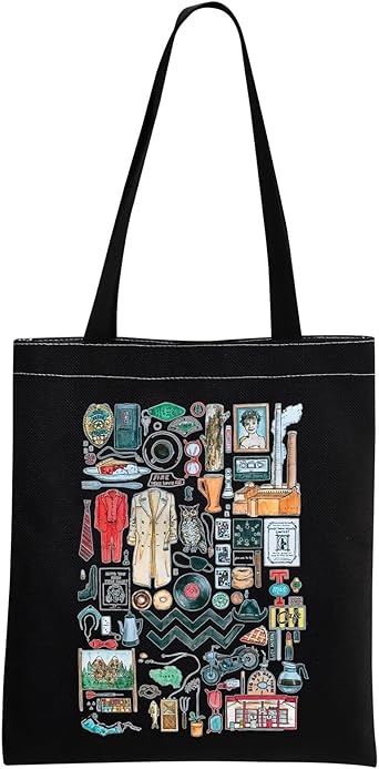 MNIGIU — Sac fourre-tout inspiré Twin Peaks (Cadeau pour fans)