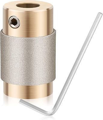 Glass Grinder Bits for Stained Glass, Stained Glass Drill Bit, Stained Glass Diamond Grinder Bit Head Tool, Stain Glass Tools and Glass Grinder Supplies 1 Piece, 3/4 Inch