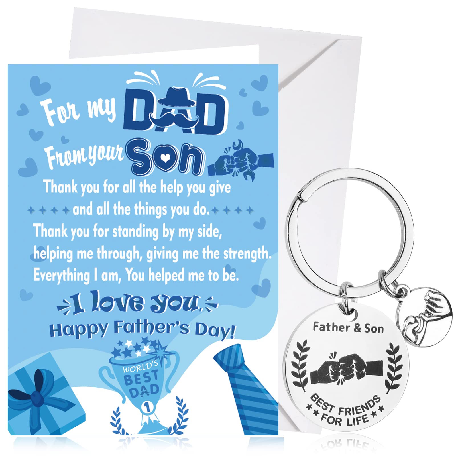 HOWAF Happy Fathers Day Card from Son
