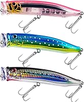 Vista 1 de THKFISH Señuelos para pesca de agua salada de atún para pesca de surf, lubina con ojos 3D para atún GT peces grandes, 5.9 pulgadas, 1 unidad/3