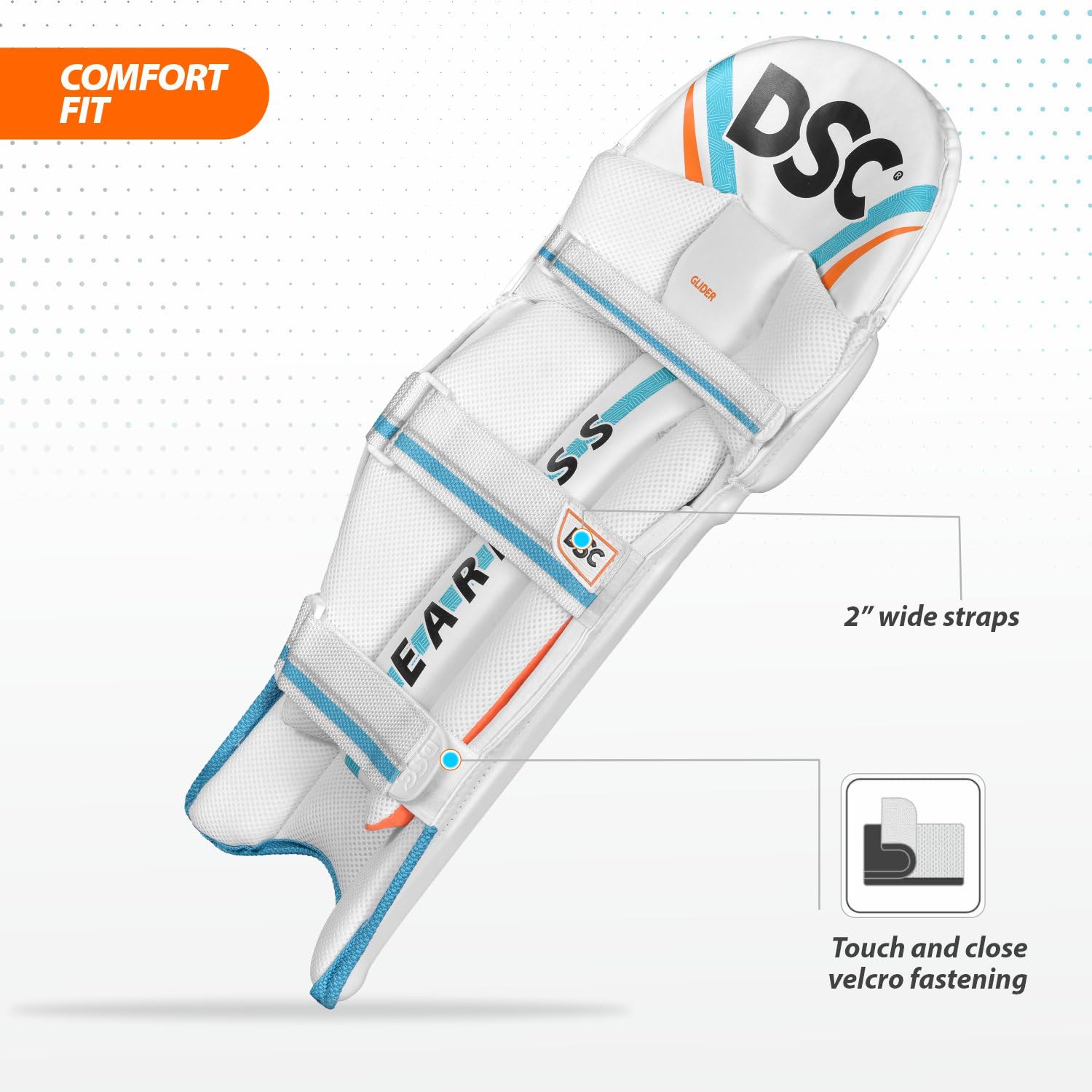 DSC Glider Cricket Batting Legguard for Mens, Size - Youth, Left Hand 4