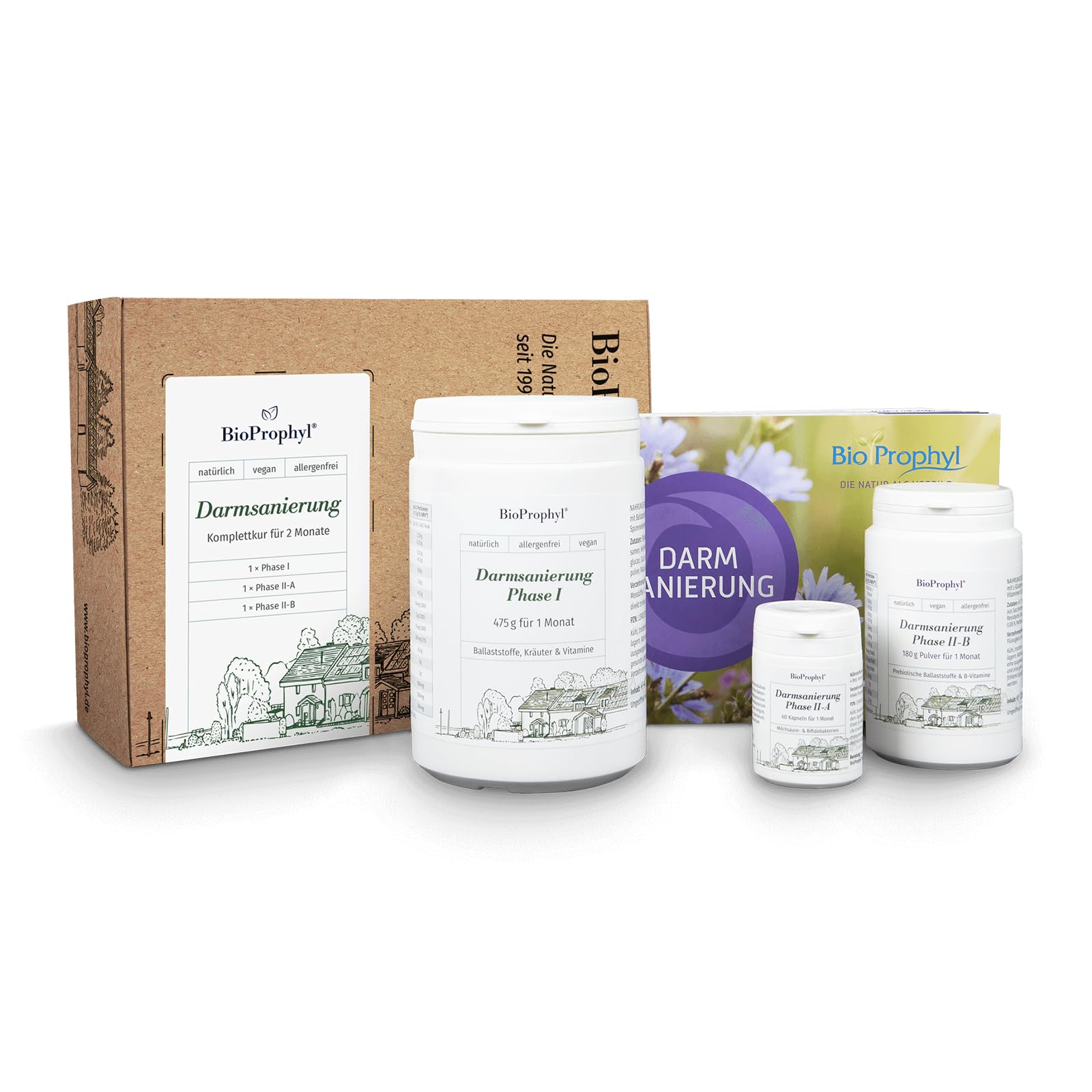 Darmsanierung - 2-monatige Kur inkl. Anleitung zur Darmreinigung u. Pflege