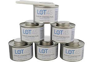 Buffet Food Warmers by Lot45 - 6 Hour Heat for Chafing Dishes