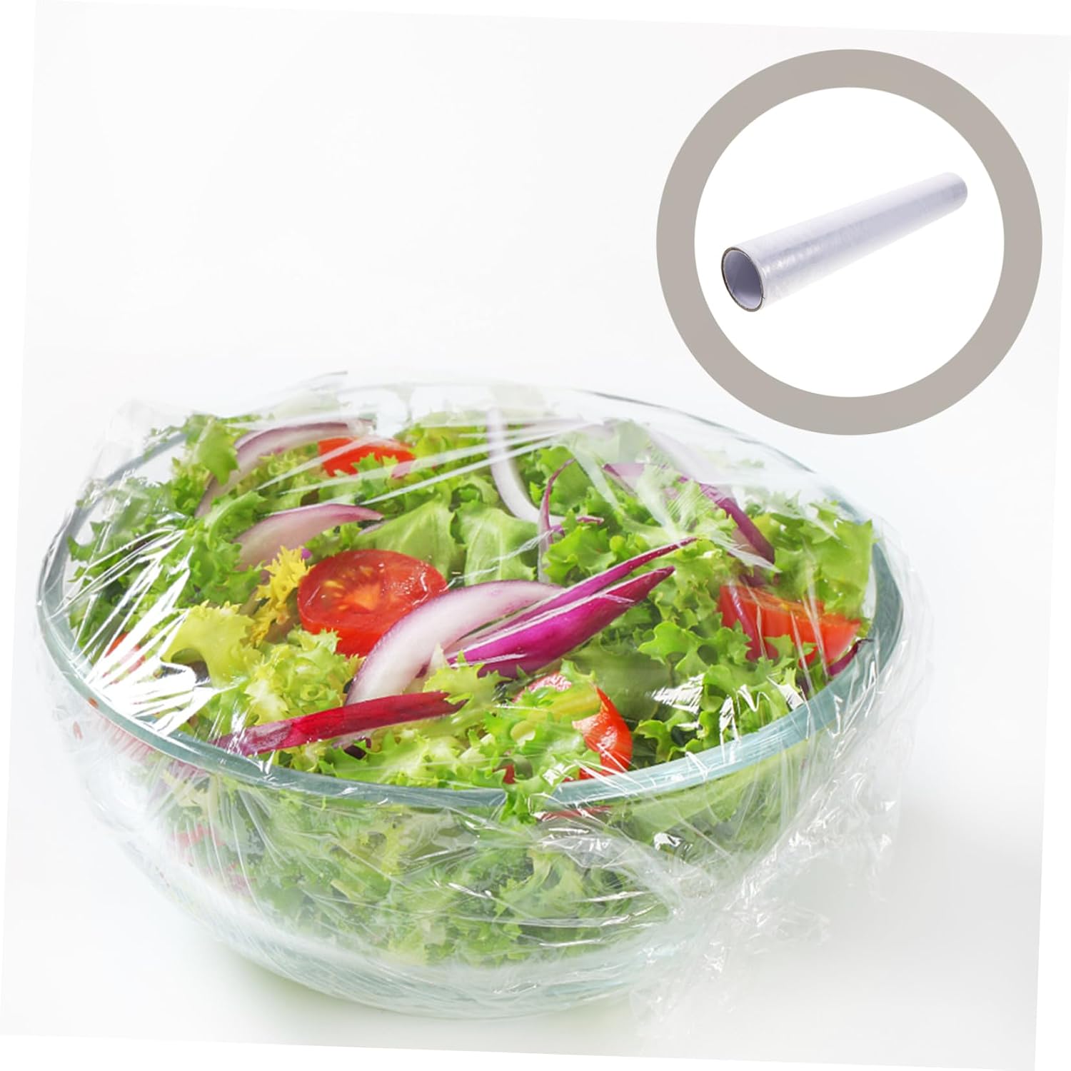 Film 2000x30cm Pe Material Cling Wrap Roll Disposable with Slide Cutter for Easy Slicing Style