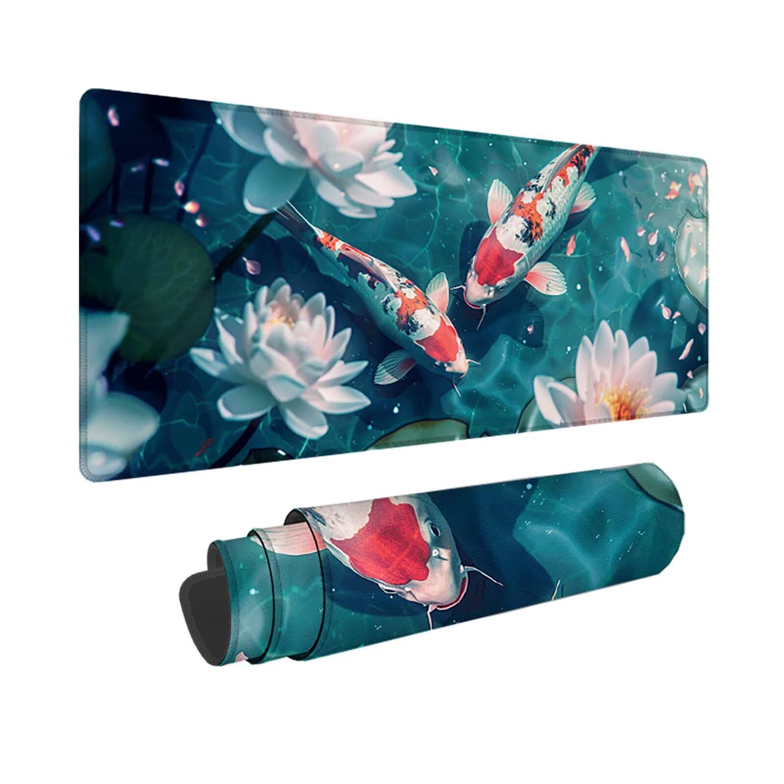 Podkładka pod mysz dla graczy 1500 x 800 x 3 mm, duża niebieska podkładka pod mysz, wodoodporna i antypoślizgowa podkładka pod mysz, wielofunkcyjna duża podkładka pod klawiaturę i mysz, dekoracja domu