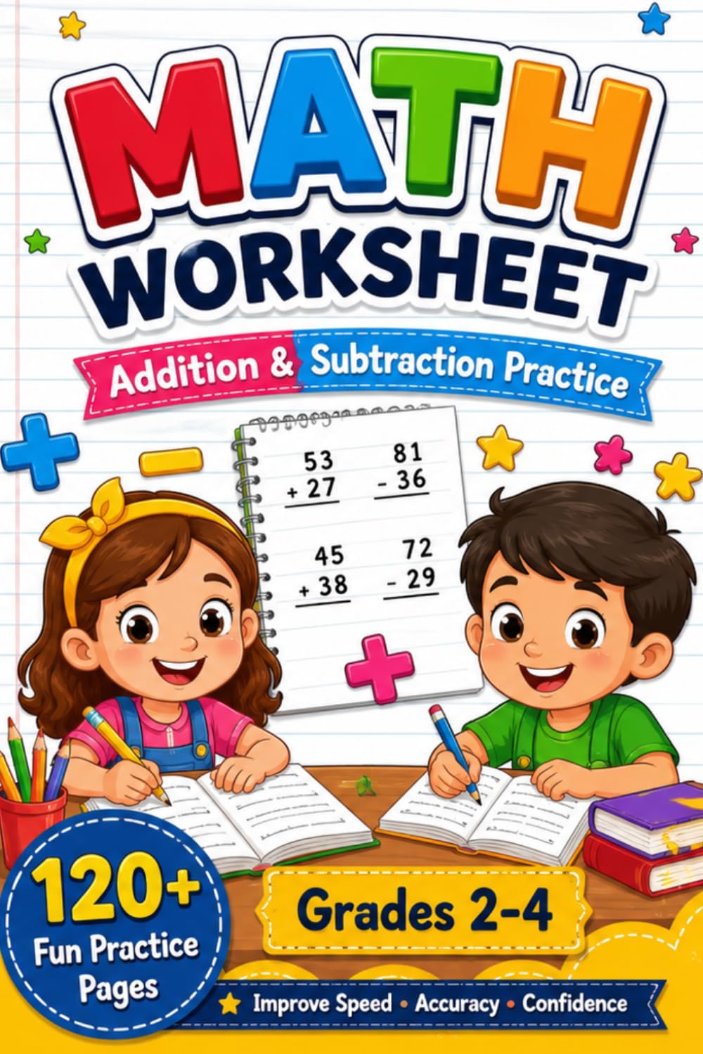 maths workbook: for grade 2-4 it's build speed, accuracy & confidence