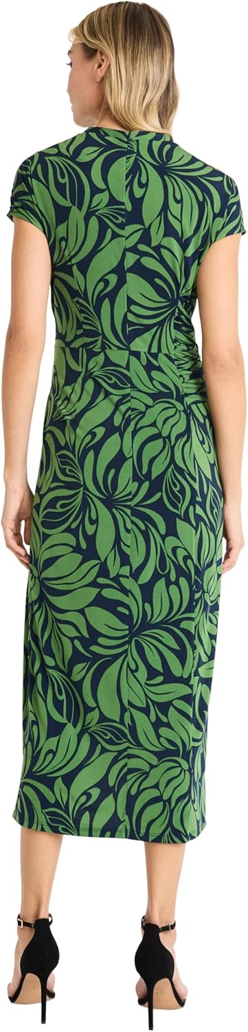 Donna Morgan Womens Asymmetrical O-Ring Dress - Image 3