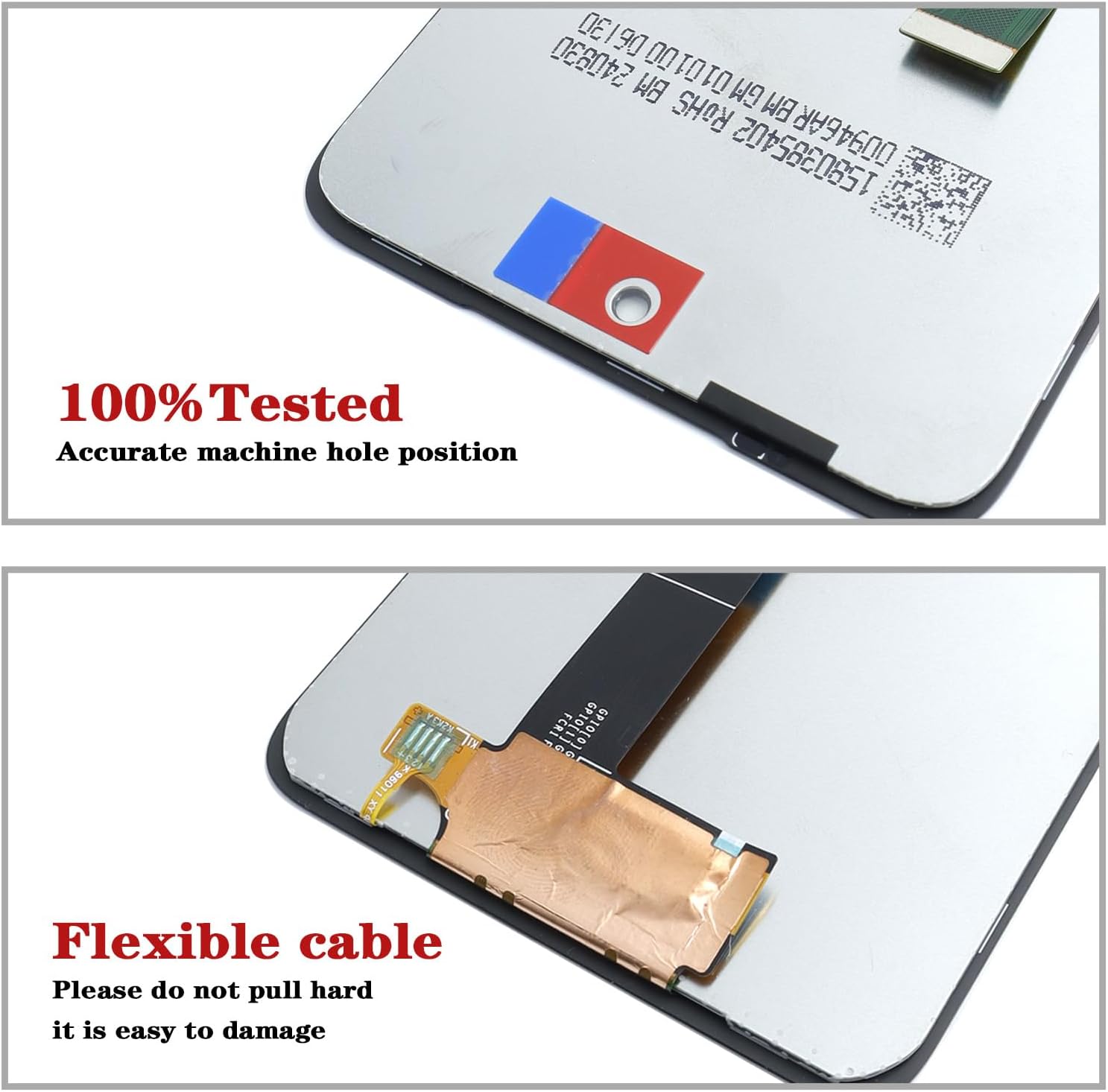 G 2025 Screen Replacement Kit for Motorola Moto G 5G 2025 XT2513V XT2513-1 XT2513-2 LCD Display Touch Screen Digitizer Assembly Replacement 6.7"
