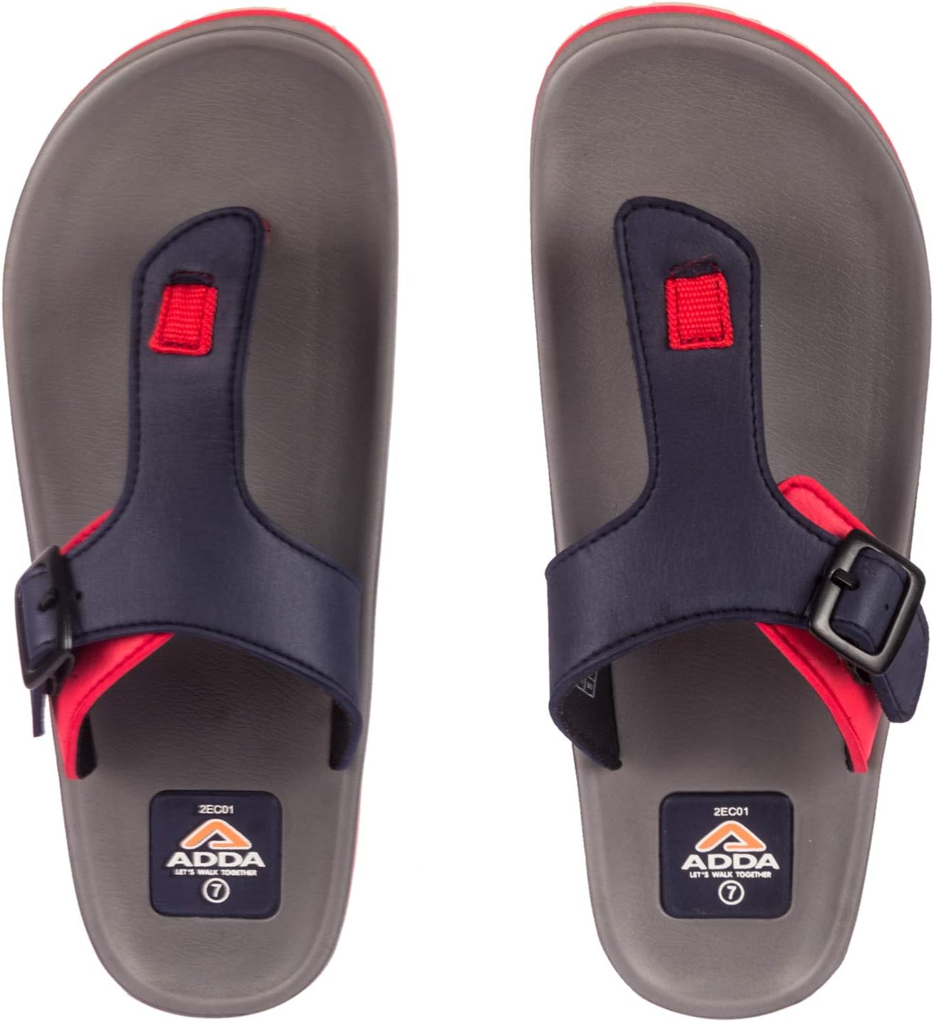 ADDA Men's Olive Green Flip-Flop