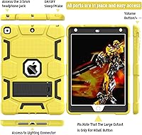 Vista 3 de CCMAO Funda para iPad de 9 generación, funda para iPad de 87 generación, iPad 10.2 202120202019 con soporte, resistente a prueba de golpes, funda