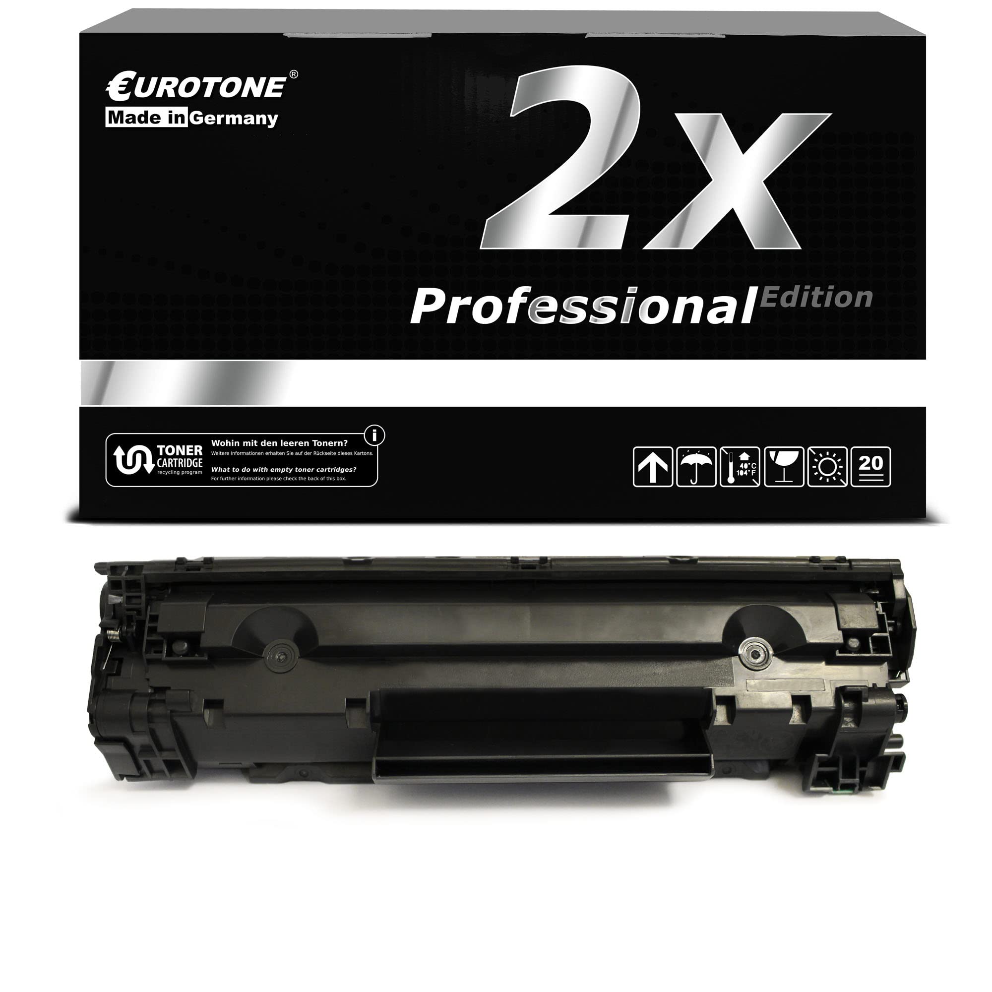 Toner CB435A compatible HP LaserJet P1005 P1006 lot de 2 E.T. - 6
