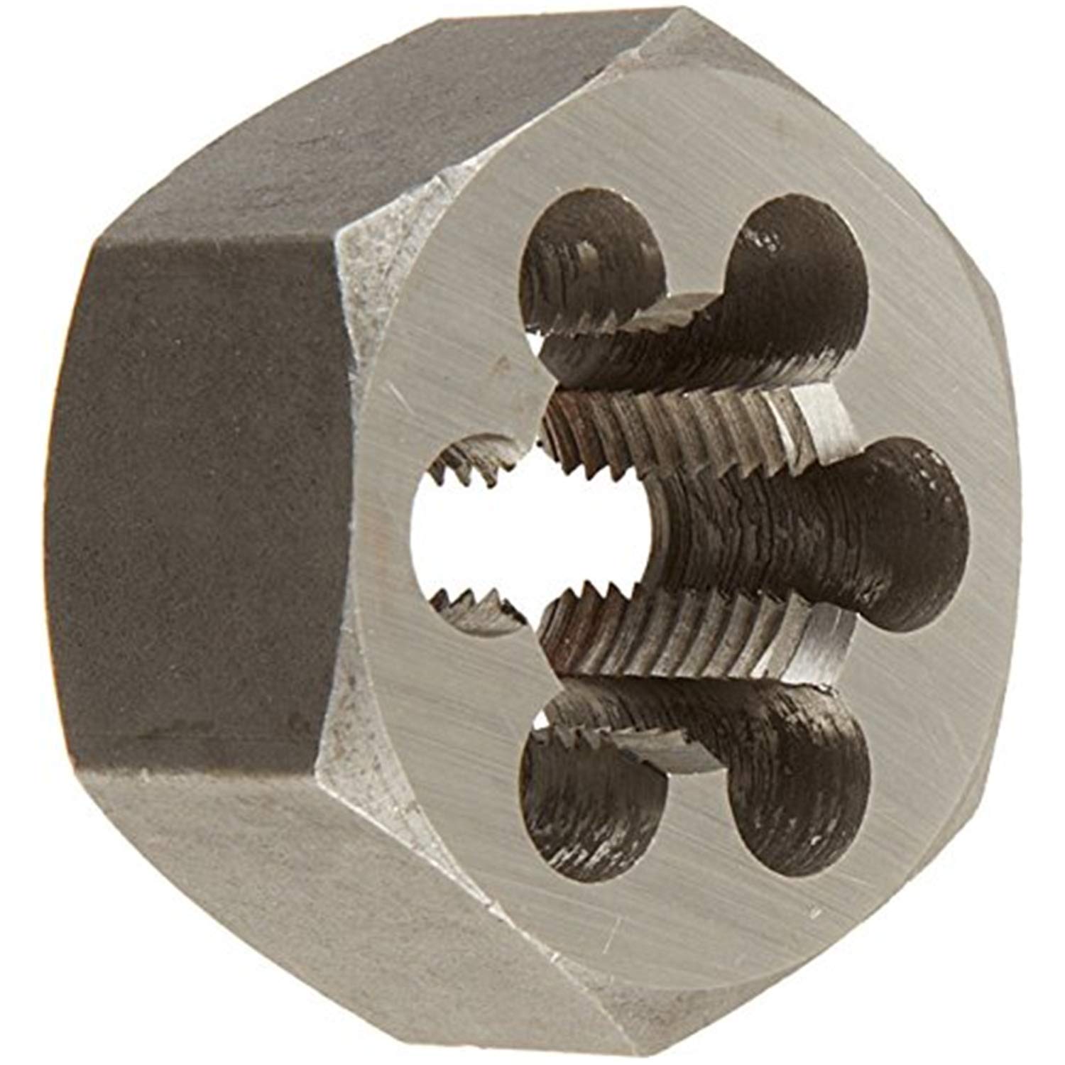 Drill America DWT Series Qualtech Carbon Steel Hex Rethreading Die, 3/4"-10 Size (Pack of 1) — view 6