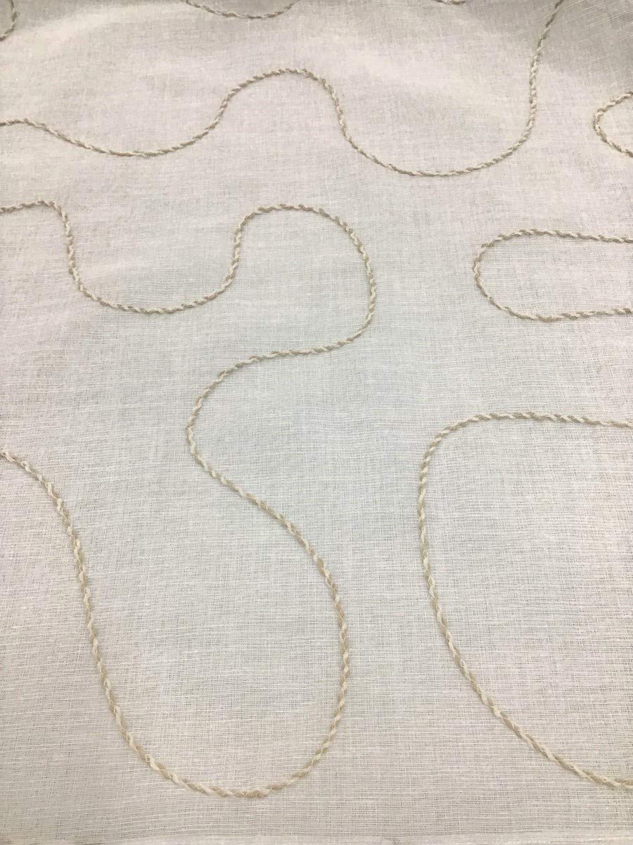 Mauro Tende Bagno – Coppia Tende A Pannello Per Finestra E Portafinestra | Confezionate E Pronte All'Uso | Colore Bianco/Tortora | VAR.1 – Misura Finestra 80x150 Cm | Personalizzabile Su Richiesta