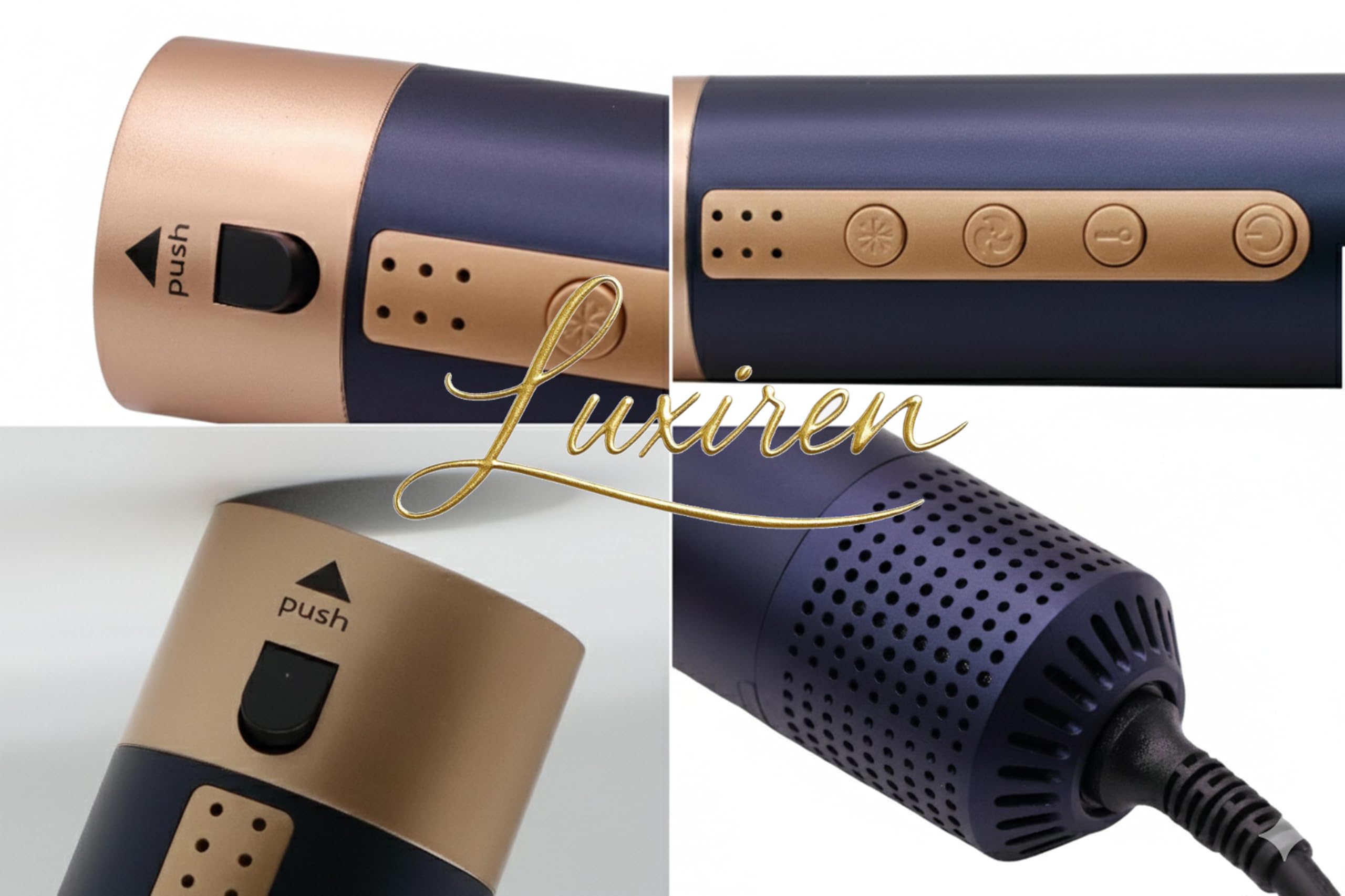 Asciugacapelli Brushless 6 in 1 | Air Styler 6 in 1| Motore ad Alta Velocità | Controllo Intelligente della Temperatura | 6 Accessori per Styling | Leggero, Silenzioso, Professionale (blue)