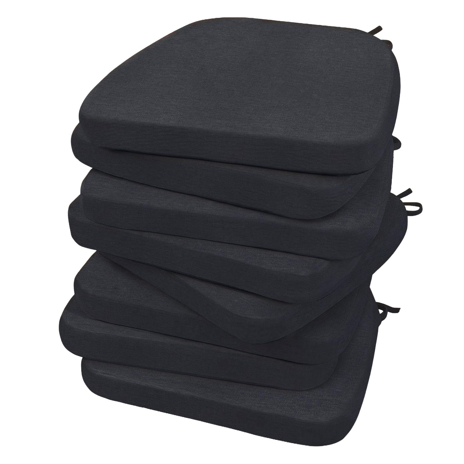 AAAAAcessories Chair Cushions for Dining Chairs, 17 x 16 x 2 in, Set of 8