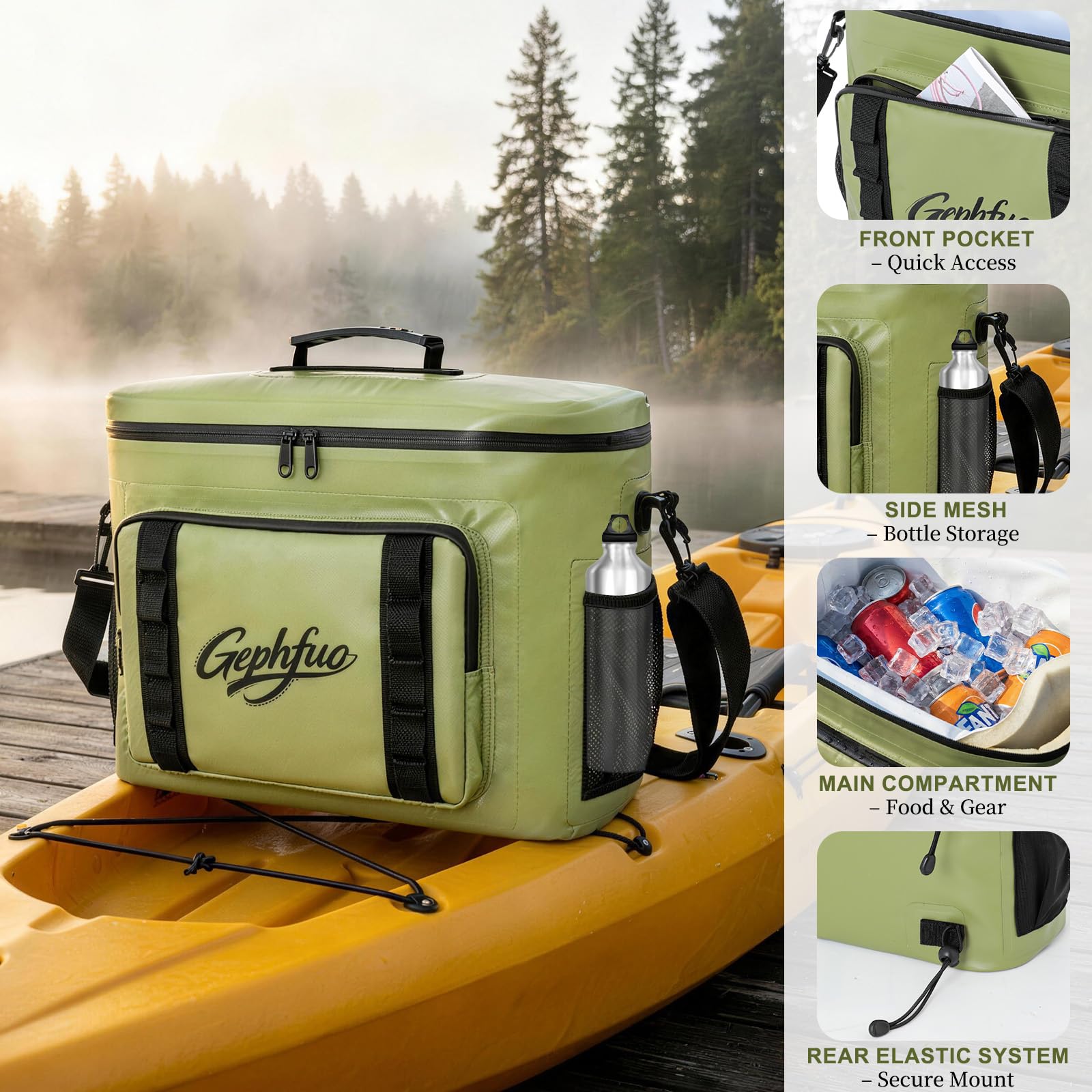 Modoker Kajak-Kühltasche, Paddleboard-Kühltasche für Campingausflüge
