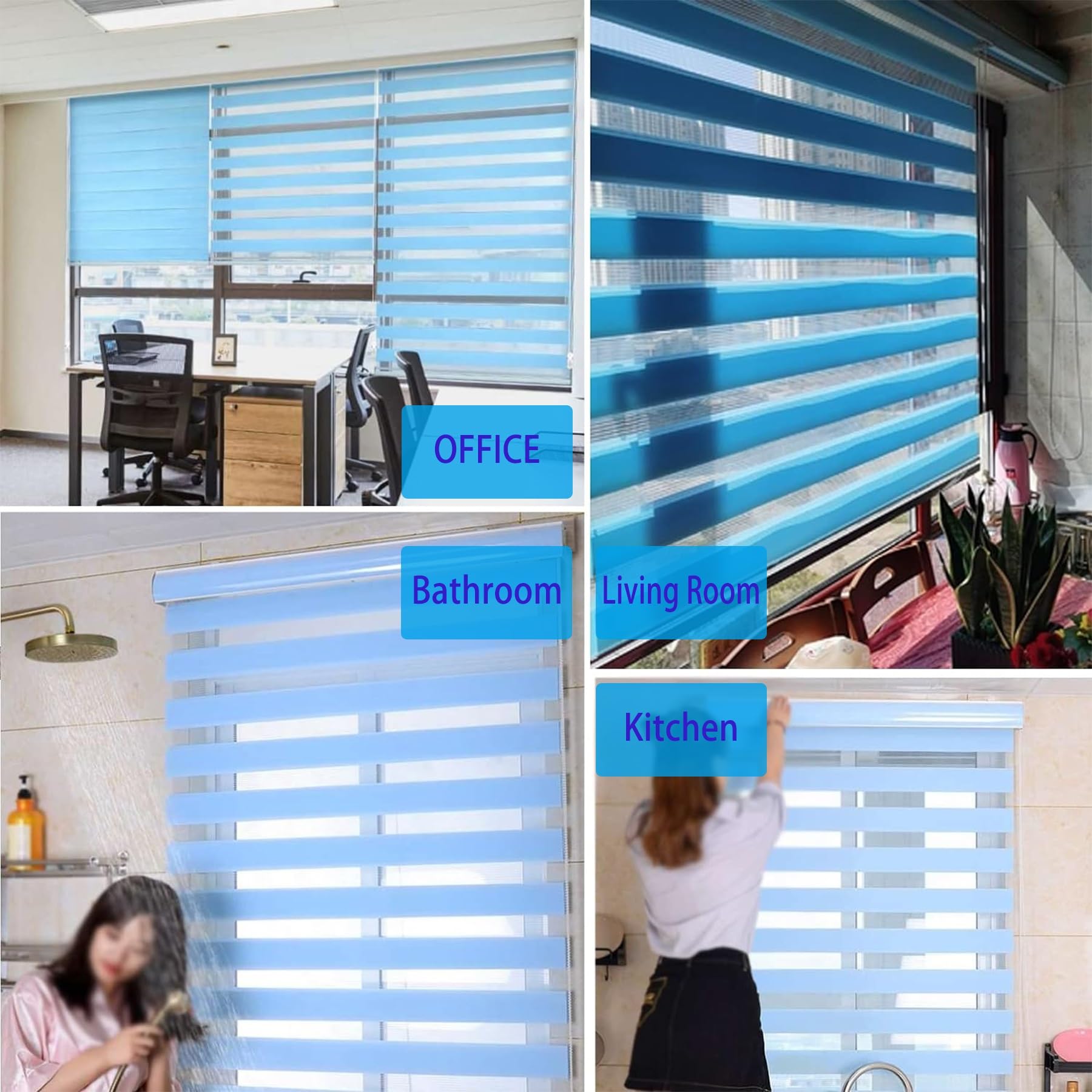 Tenda A Rullo Termica Day&Night 65x270 Cm - Protezione Sole E Privacy Per Finestre - Foto 6