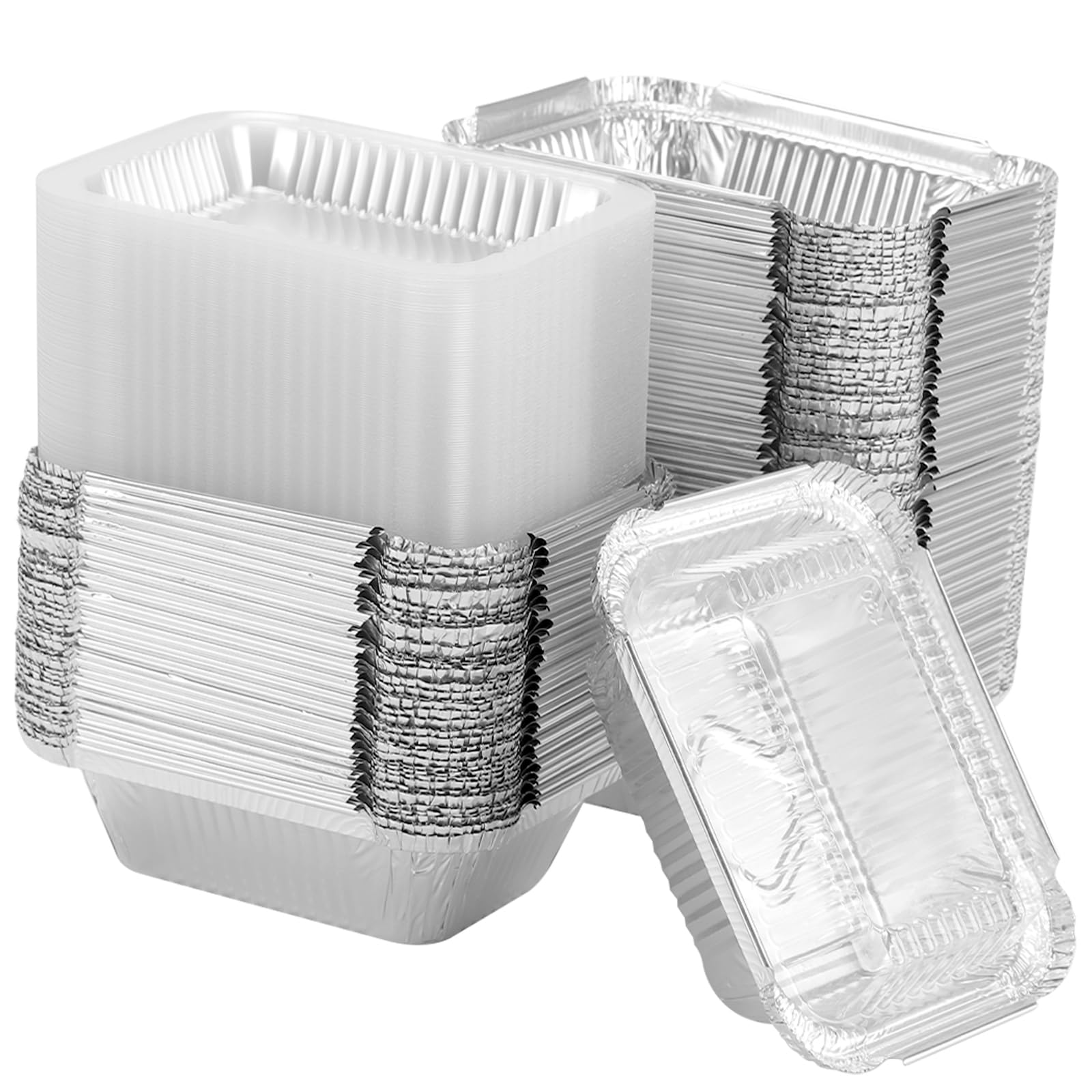 Lot De 7 Récipients Alimentaires En Verre Avec Couvercles Boite A Lunch Classbach Fhd4010g Transparent 40107