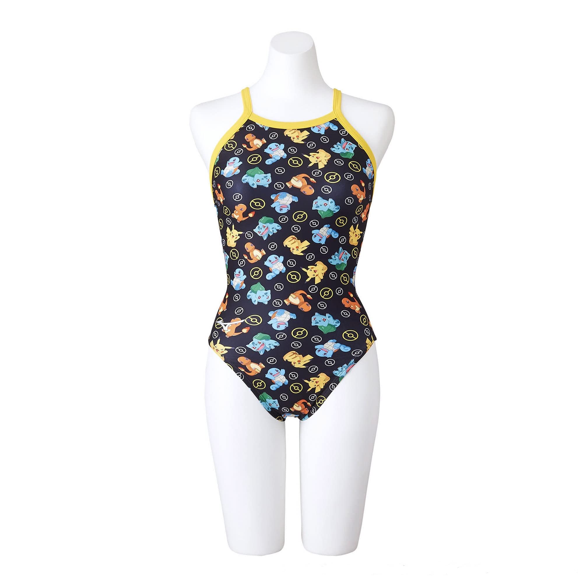 ミズノ(MIZUNO) 競泳水着 練習用 レディース エクサースーツ ミディアムカット ポケモン N2MA2786 09:ブラック Sサイズ 71SZzQHWFaL.jpg