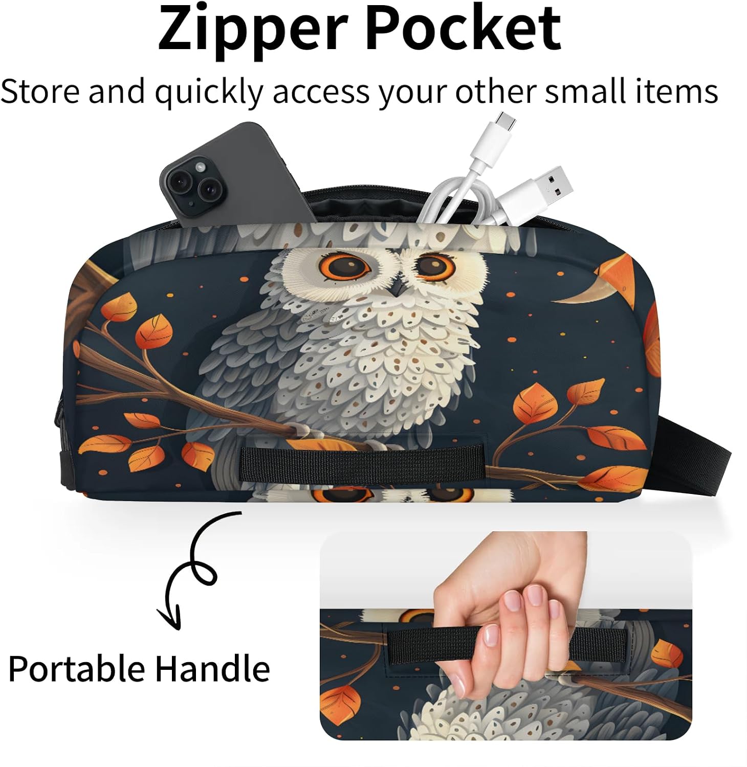 Boho Owl Travel Carrying Case Compatible for Switch image 5