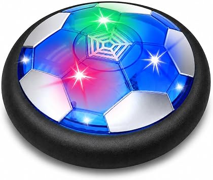 TODARRUN Kids Toys Hover Soccer Ball ، ضوء LED ملون ومضخم الرغوة الناعم كرة القدم للأطفال لعب كرة القدم في الهواء الطلق الداخلي للبنين الفتيات 3 4 5 6 8 + ألعاب قديمة