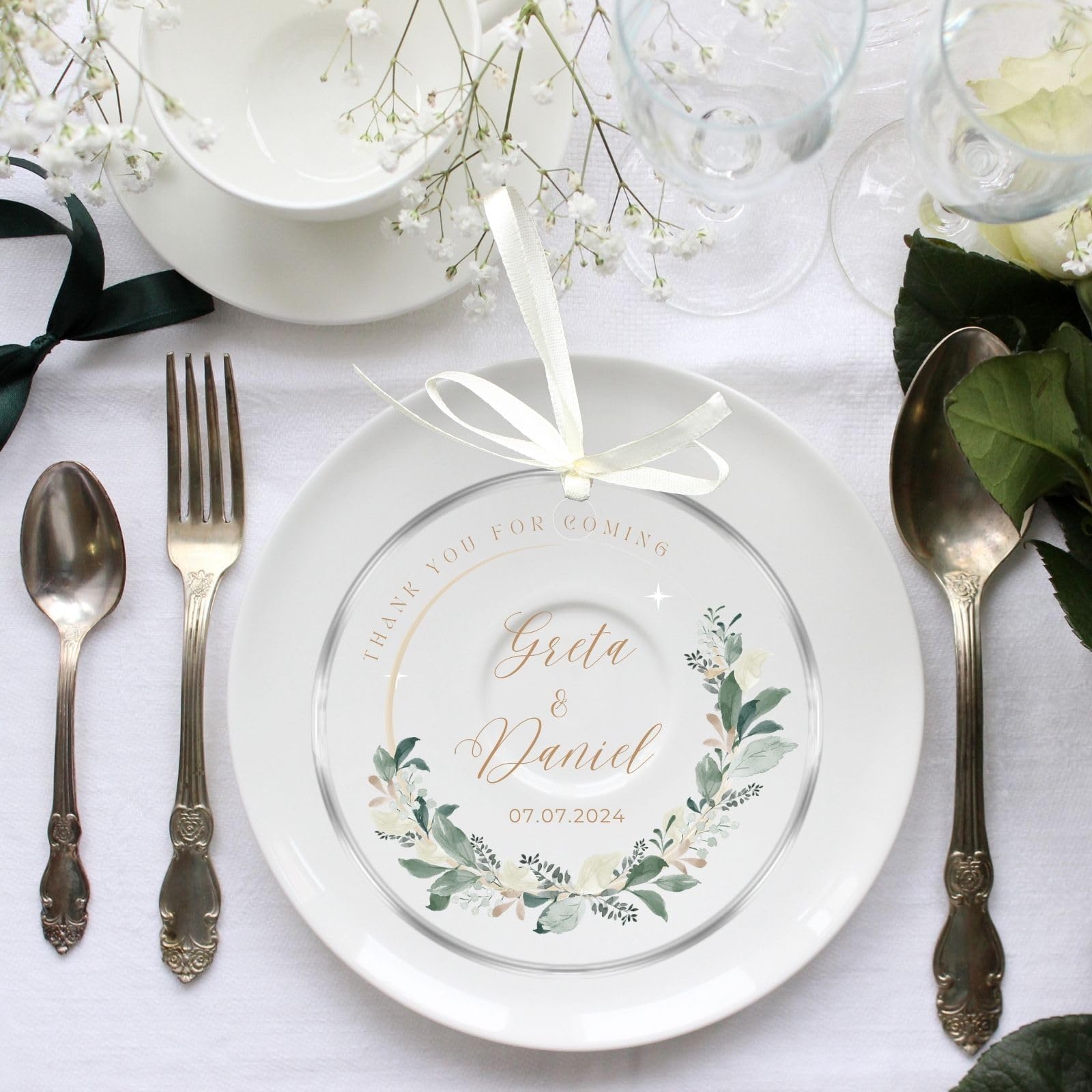 25pcs Boule De Noël Transparente Ornements, Diy Disque