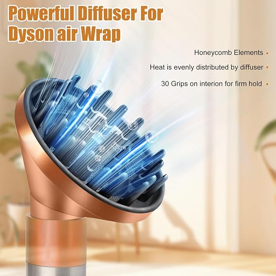 Diffuser for Dyson for Airwrap HS05 HS01 Upgraded Curling Iron Nozzle Attachment Converting Styler To Hair Dryer