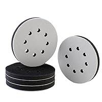 Vista 9 de IPELY Paquete de 2 almohadillas de espuma de 5 pulgadas con 8 agujeros para interfaz de espuma Surfprep para pulidor (paquete de 2)