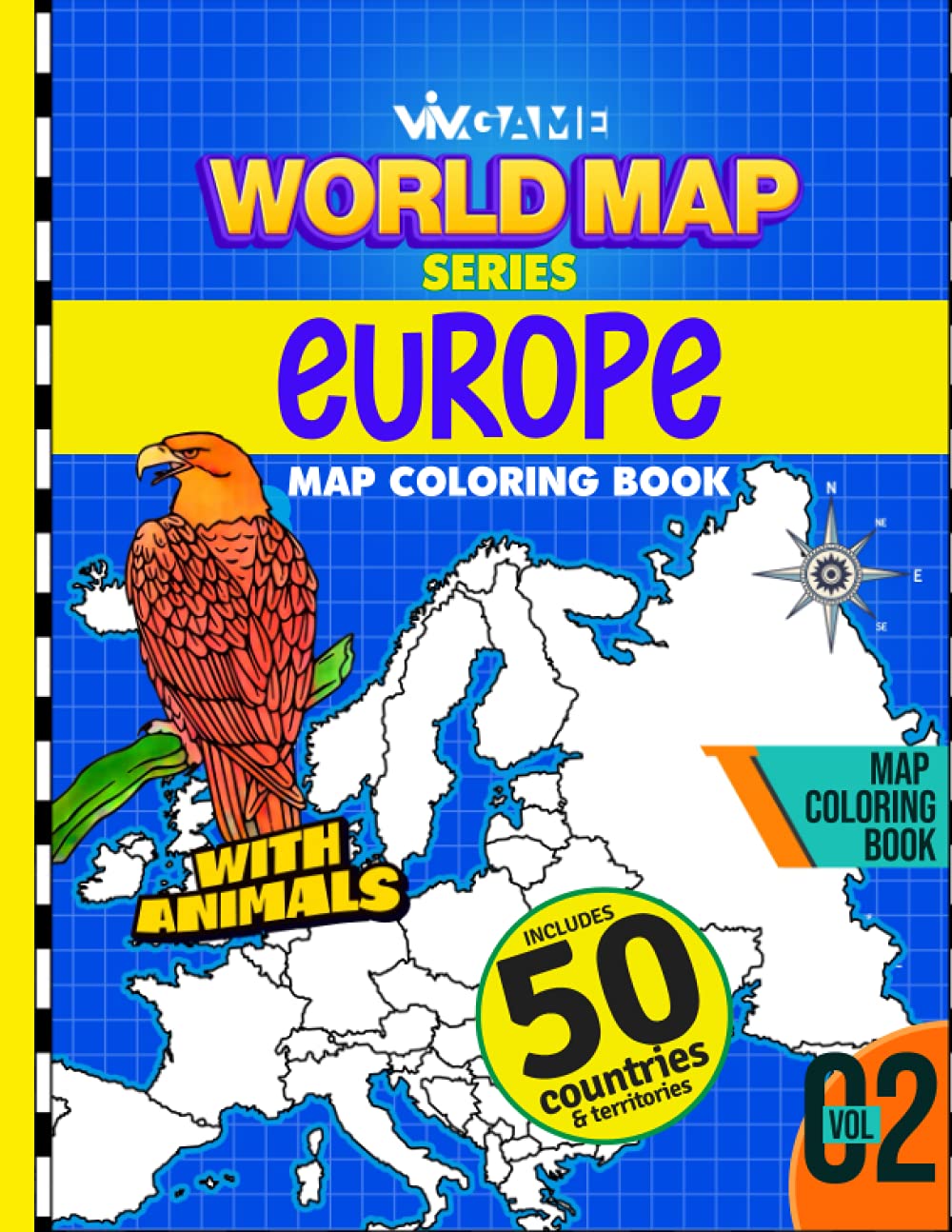 Buy Europe Coloring Book World Series Volume 02 Geography Activity
