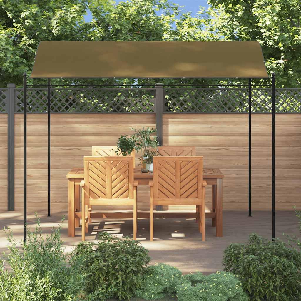 Markiza namiotowa 3x2 m Taupe 180 g/m², poliester domek ogrodowy ze stalową konstrukcją na spotkania rodzinne, grill, kemping i imprezy