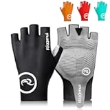 Cycling Gloves,Anti-Slip 5mm Padded Biking Gloves for Men Women Shock-Absorbing Summer Breathable for Road Bicycle Commuting