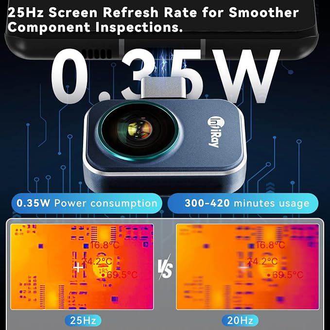 Cámara térmica InfiRay P2 Pro para Android alta resolución miniatura 5