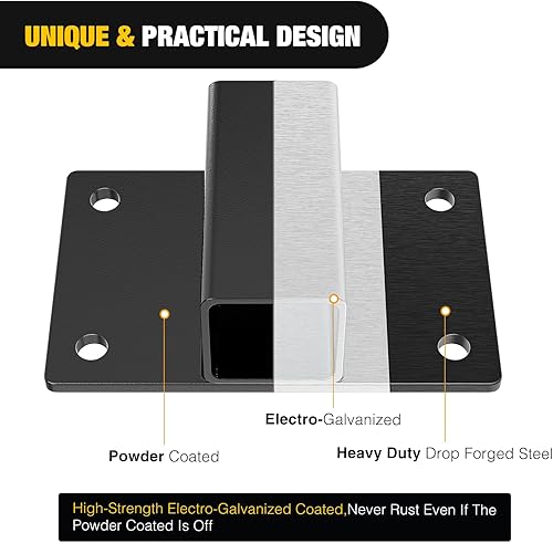 Vista 8 de Nilight Enganche de cubeta de tractor de 2 pulgadas Receptor de remolque 5/8” Orificio de pasador Enganche de remolque clase 3 para 25573LBS