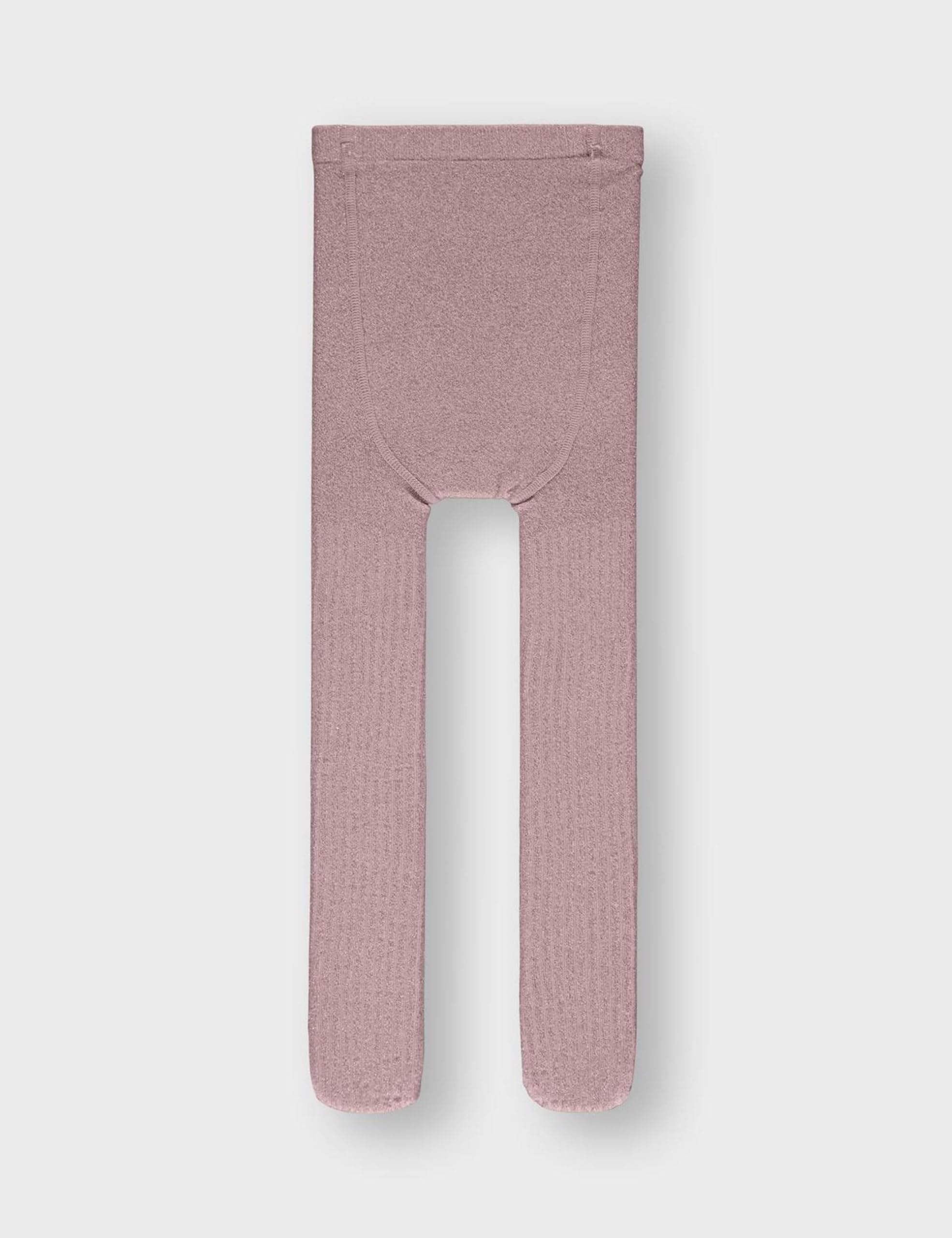 NAME IT Dziewczęce Nkfpantyhose Glitter Rib Noos rajstopy, Wororose, 110-116