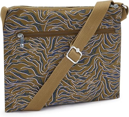 Vista 21 de Kipling Alvar - Bolso cruzado con estampado mediano índigo (Indigo/Bloom)