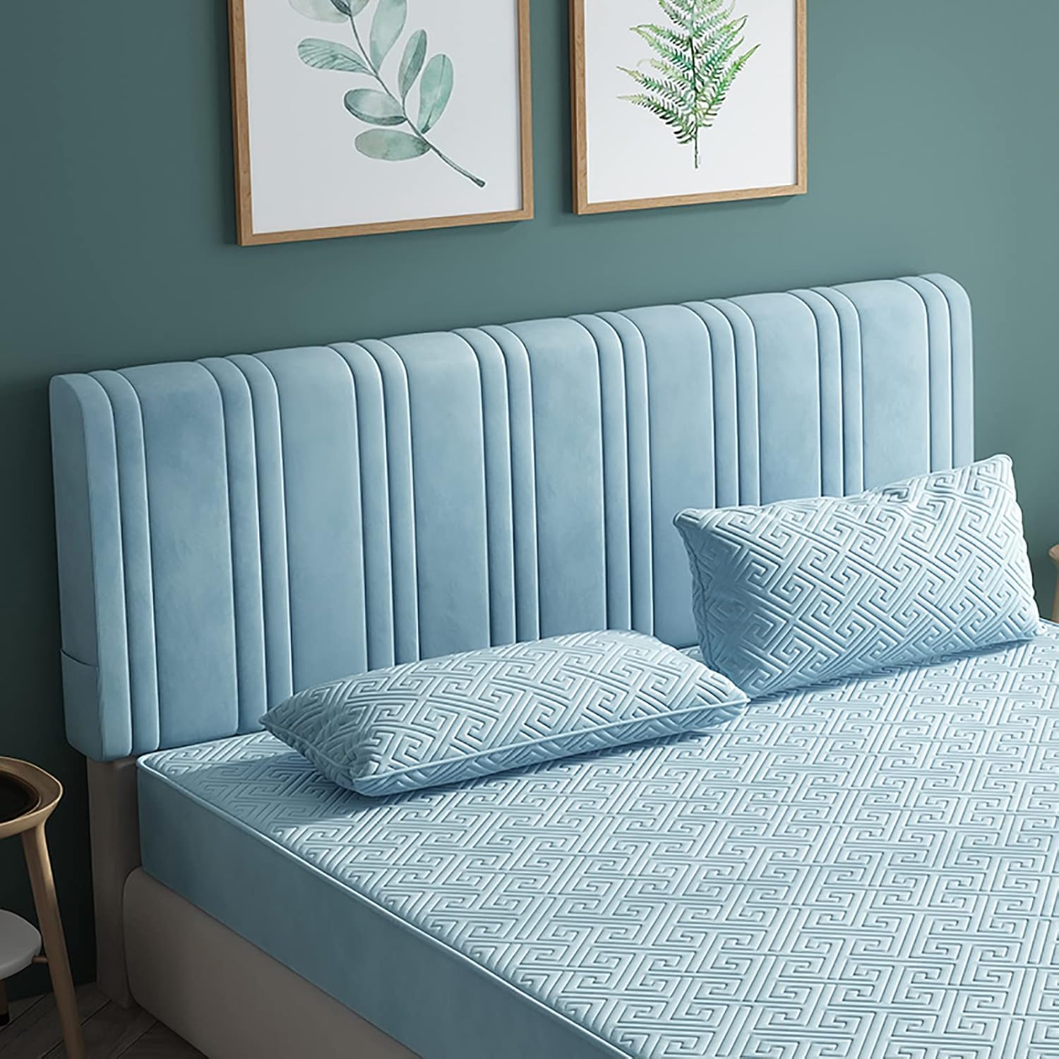 Bed Headboard,Elastic Stretch All-Inclusive Bed Head Protector,Thicken Headboard Cover,for Single/King/Double Bed(120/150/180/200/220cm)