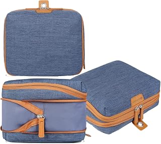 Nordace Travel Packing Organizers Set for Men and Women - 2x Packing Cubes & 1x Wash Pouch - Durable & Water Resistant (Blue)