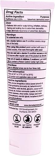 Miniatura 3 de Crema para dermatitis seborreica 3 onzas líquidas – (1 tubo) – Alivia la picazón de la piel y/o el cuero cabelludo, irritación, enrojecimiento,
