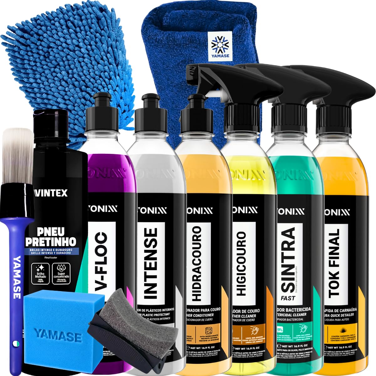 Kit Lavagem Automotiva Completa V-floc Intense Hidracouro