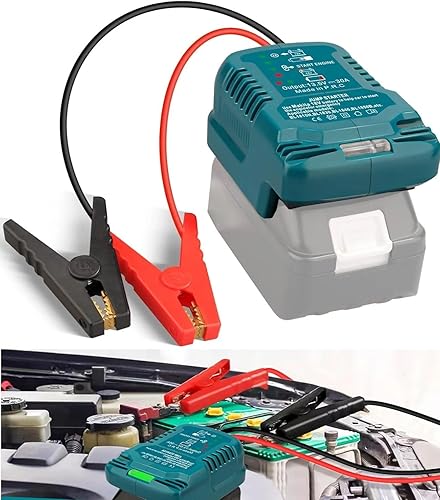Adaptador de cables de puente para batería Makita de 18 V, batería de arranque portátil de 12 V, adaptador de cable de refuerzo automotriz, motores