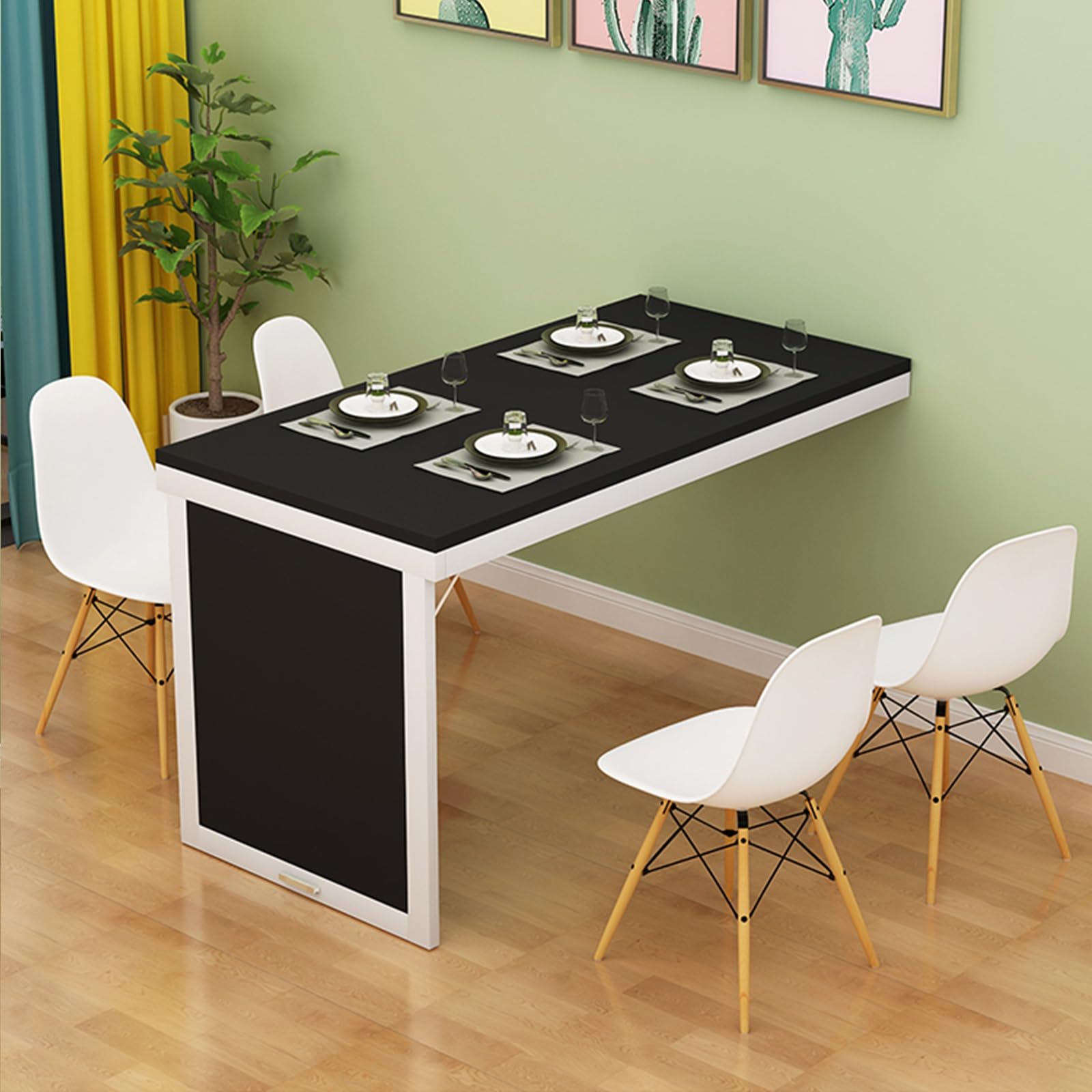 Table murale pliable pour cuisine et petits espaces | Ambiance Studio