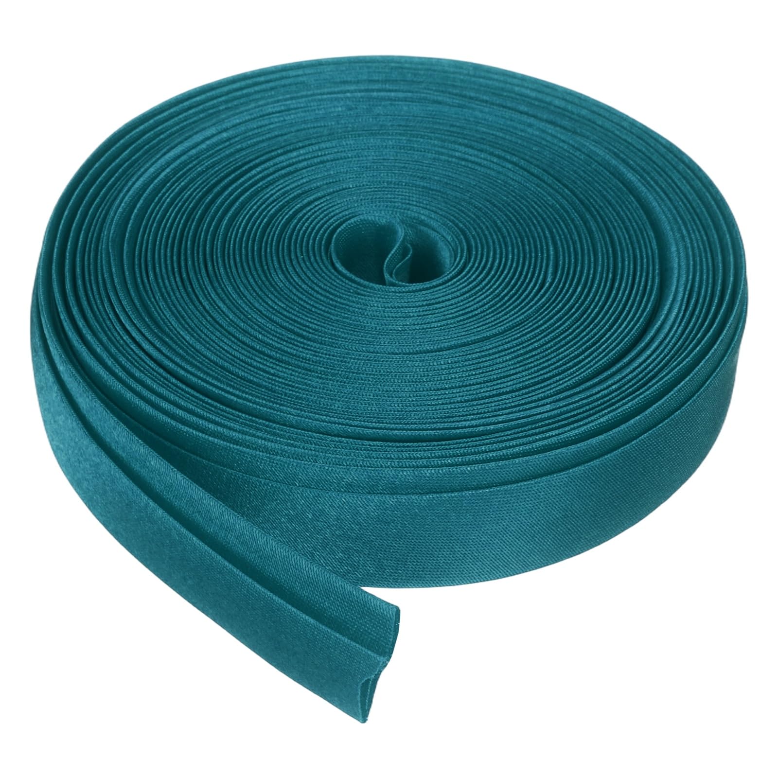sourcing map Double Fold Bias Tape for Sewing, 5/8 Inch x 5.5 Yards Satin Bias Binding Tape Continuous Bulk for Quilting Blanket Binding Seaming Hemming Fabric Piping DIY Craft, Navy Blue — image 1