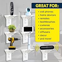 Vista 7 de Enchufe con estante Blanco