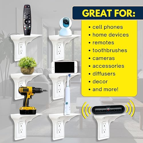 Miniatura 7 de Enchufe con estante Blanco,Almendra,Negro -,Gris,https://www.amazon.com/dp/undefined