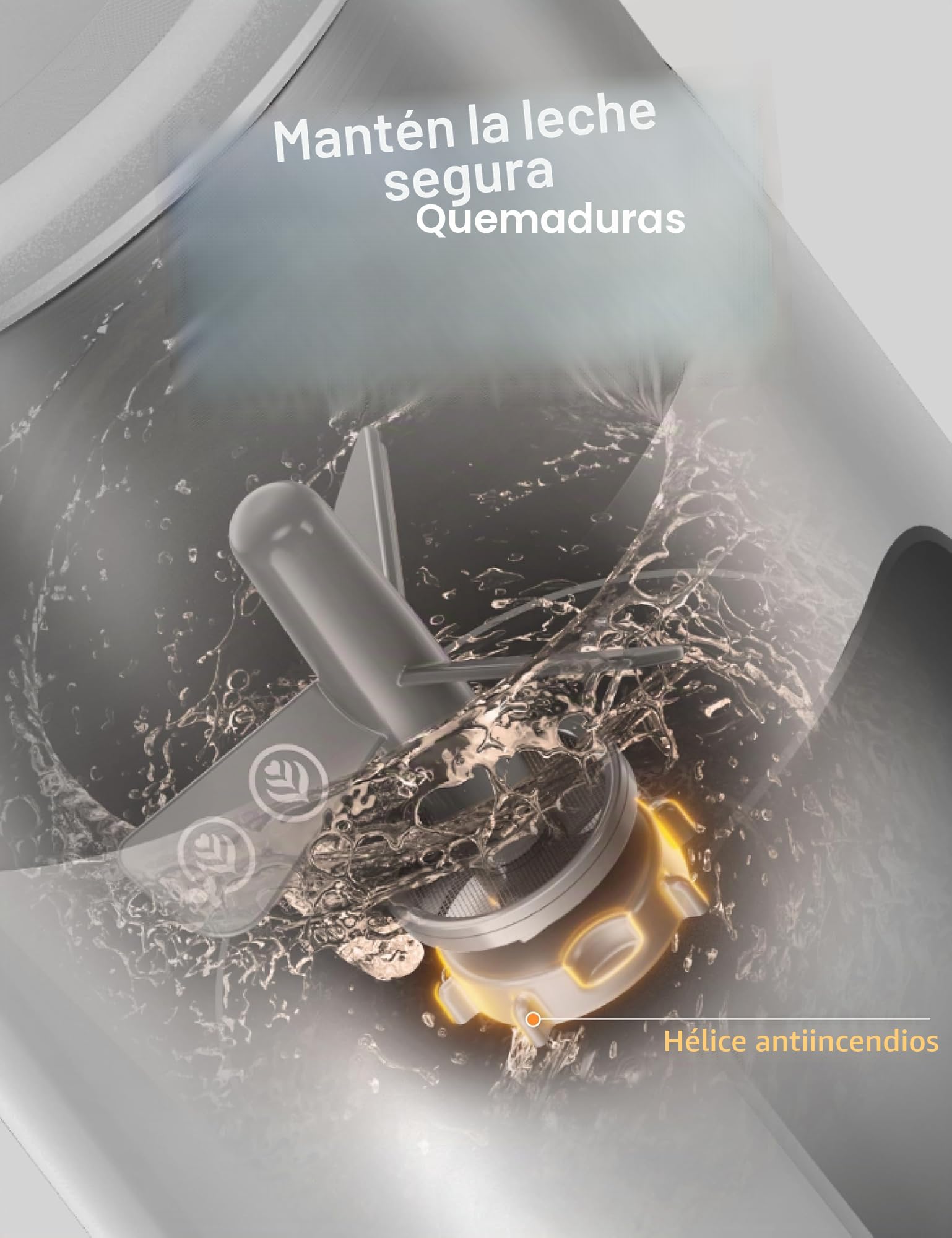 Dreo Espumador de leche, espumador eléctrico 8 en 1 para café con leche, máquina de espuma caliente y fría de 9 onzas/270 ml, calentador automático de leche para leche láctea y no láctea con LED
