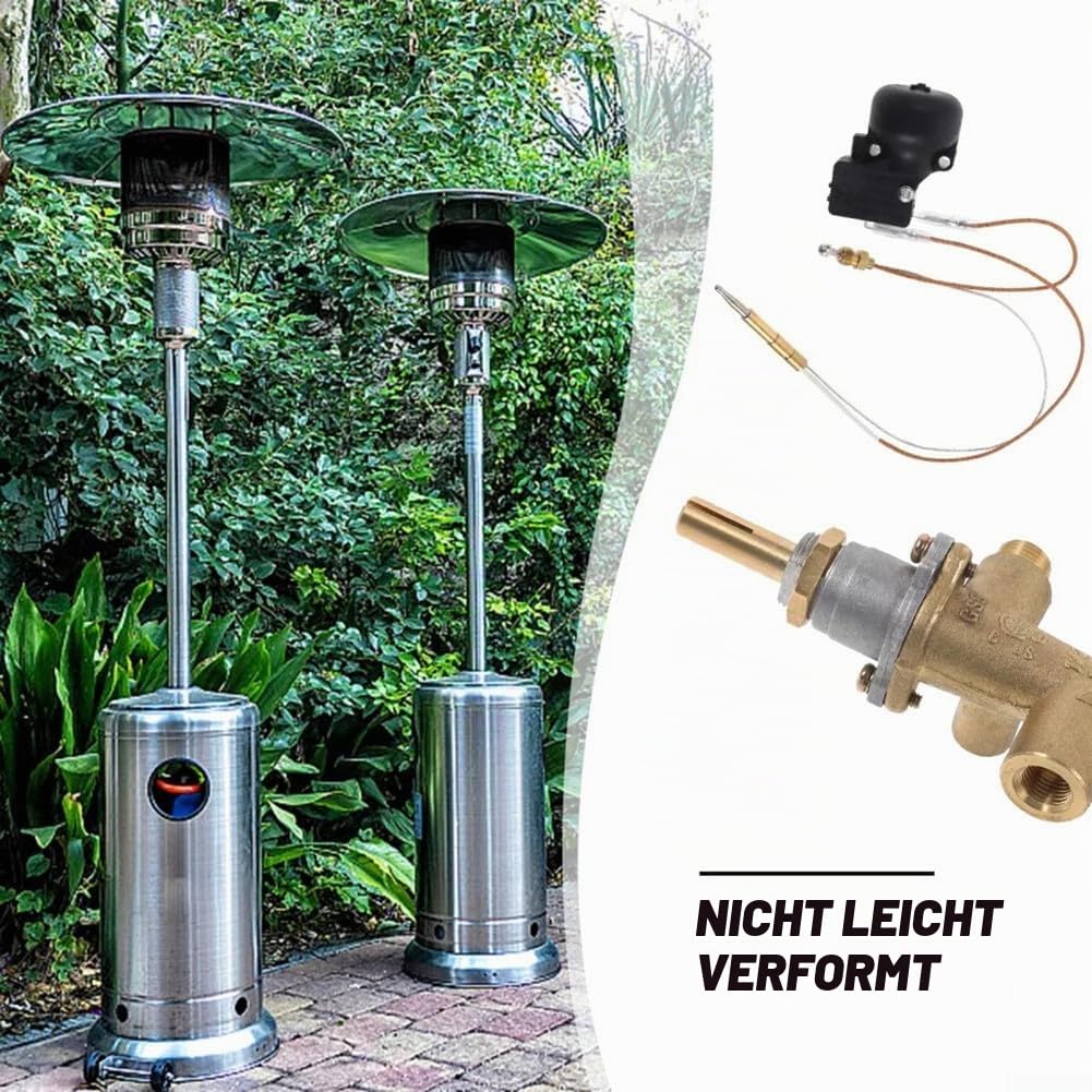 Terrassenheizungsteile, Propan-Gas-Terrassenheizer-Reparatur-Set, Thermoelement-Set und Flameout zum Schutz zur Behebung von Zündungs- und Pilotlicht-Problemen