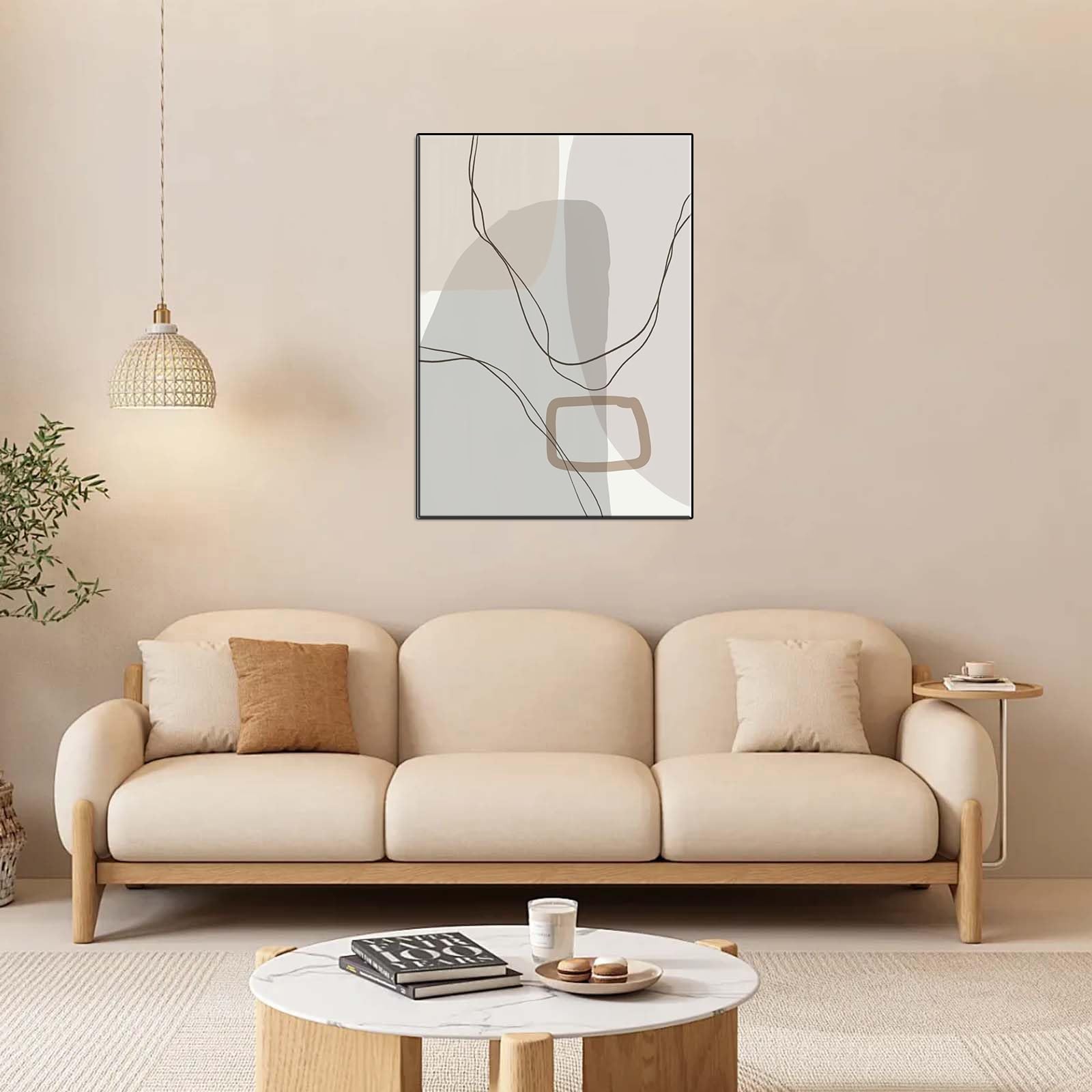 DFZEWKI Abstracts Paintings Art Boho Canvas Posters Wall Pictures for Living Room Home Decor(40x60cm(16x24in)/No frame)