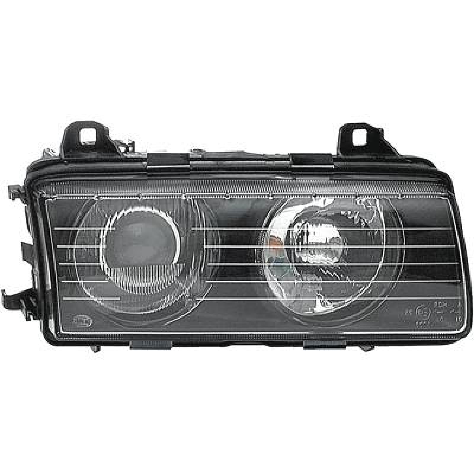 Faro delantero derecho H1 compatible con BMW 3 1991-1994 Halógeno