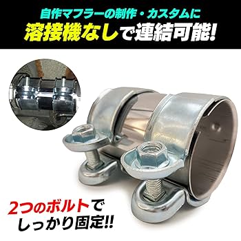 マフラー制作 球面フランジ ステンレス製 76φ（76用㎜）用 フル