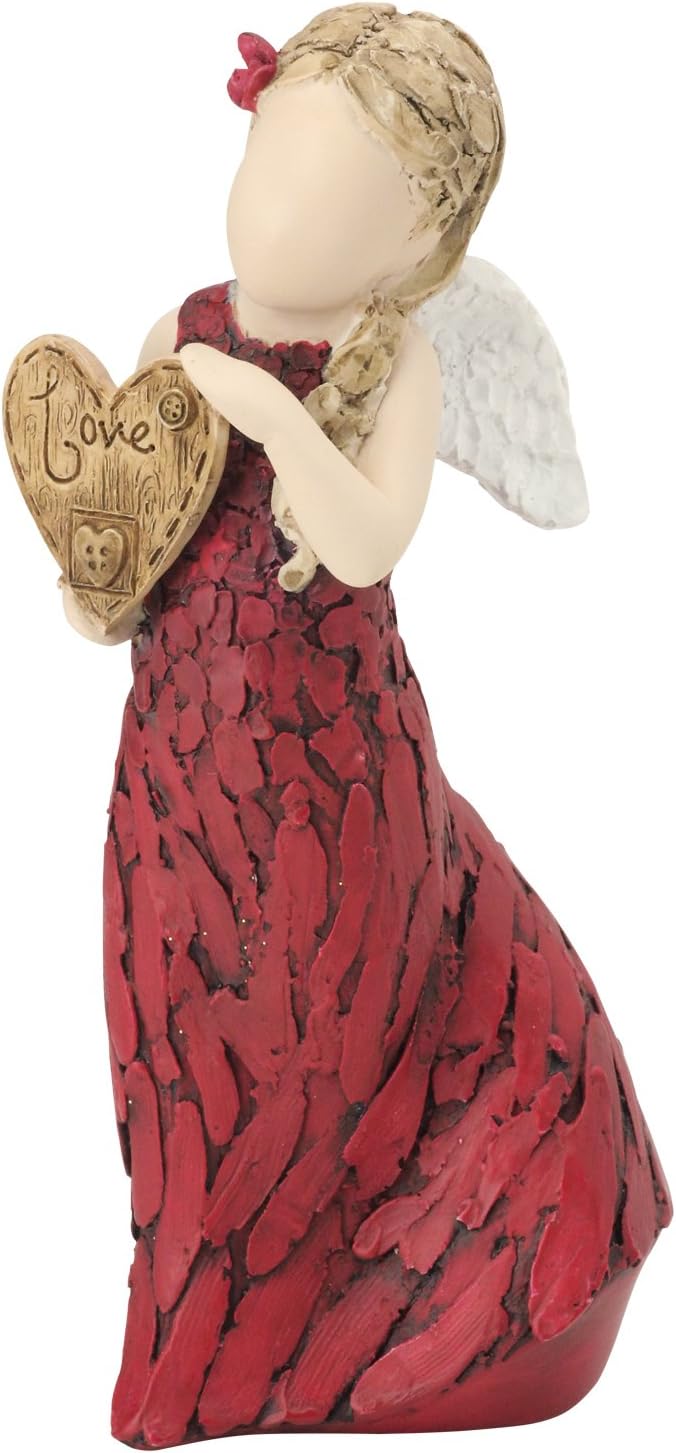 More Than Words - Love (angel in red figurine)